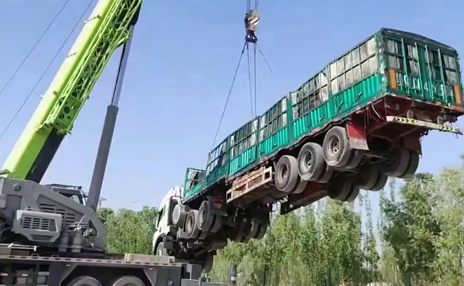 罗定道路脱困救援案例